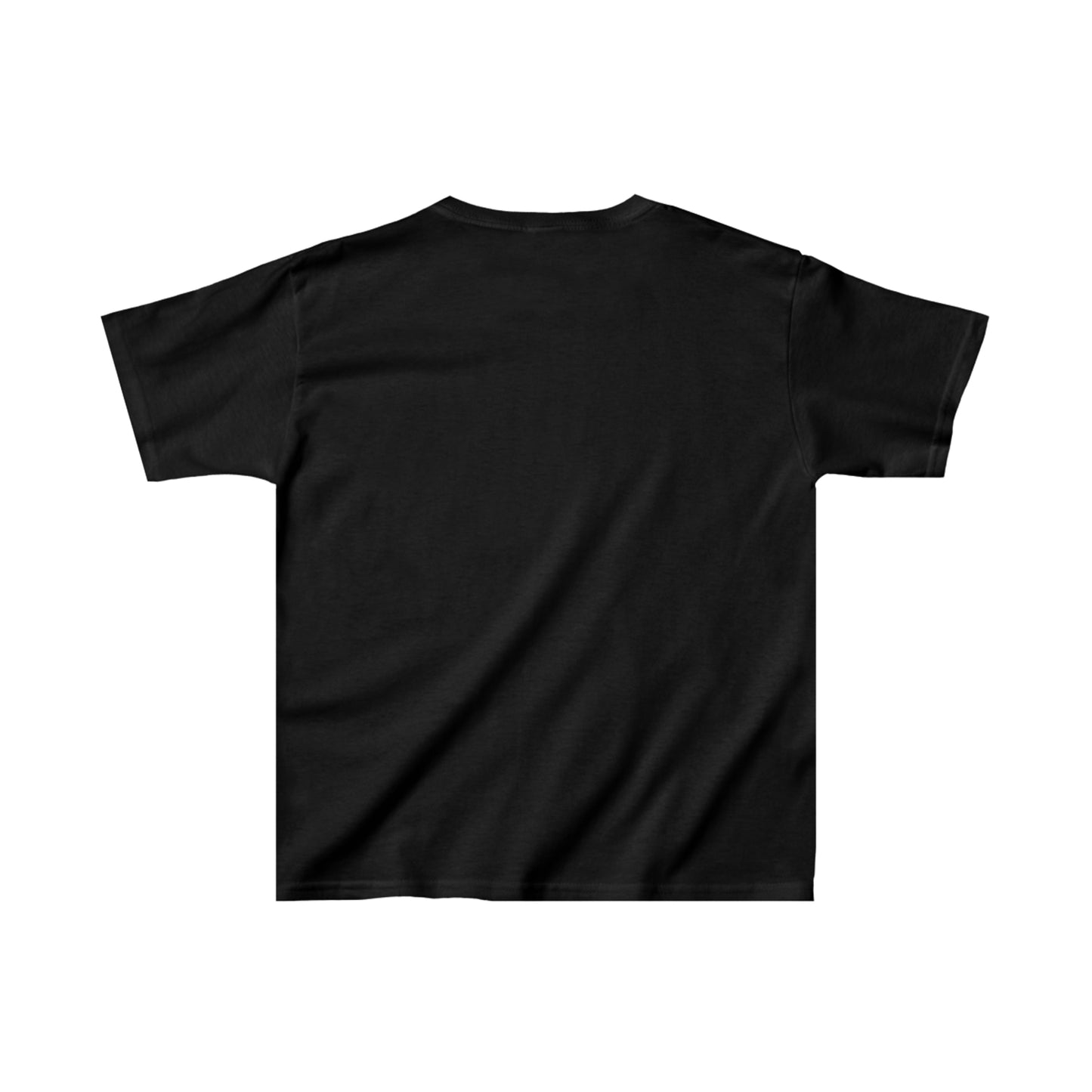 BLACK SCRIPT KITTY KIDS TEE